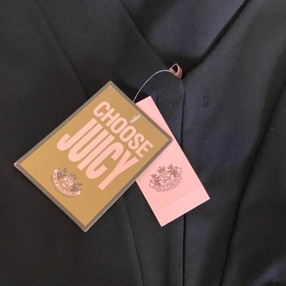 Juicy Couture black mini dress with bow in the back. - Picture 3 of 4